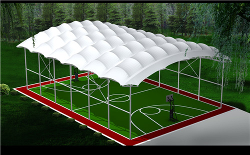  三门峡膜结构篮球场【欧肯篮球馆等】工程设计施工案例